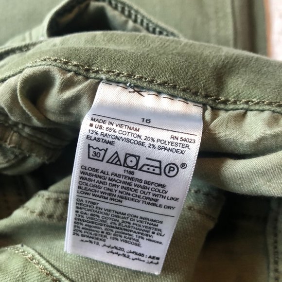 Old Navy Women's Skinny Jeans - Olive Green - Picture 5 of 5